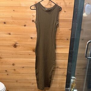 Zara Olive Green Dress